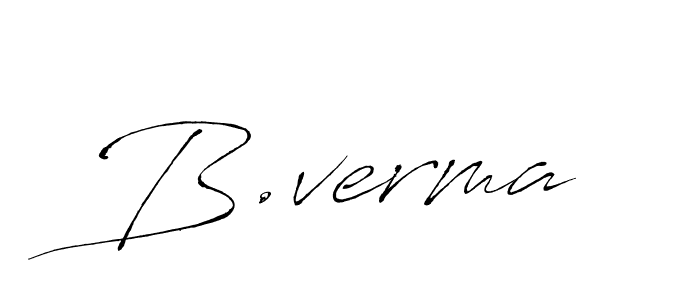 Use a signature maker to create a handwritten signature online. With this signature software, you can design (Antro_Vectra) your own signature for name B.verma. B.verma signature style 6 images and pictures png