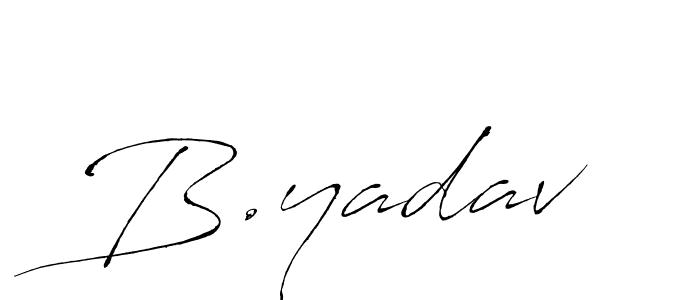 How to Draw B.yadav signature style? Antro_Vectra is a latest design signature styles for name B.yadav. B.yadav signature style 6 images and pictures png