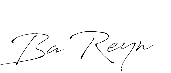 Use a signature maker to create a handwritten signature online. With this signature software, you can design (Antro_Vectra) your own signature for name Ba Reyn. Ba Reyn signature style 6 images and pictures png