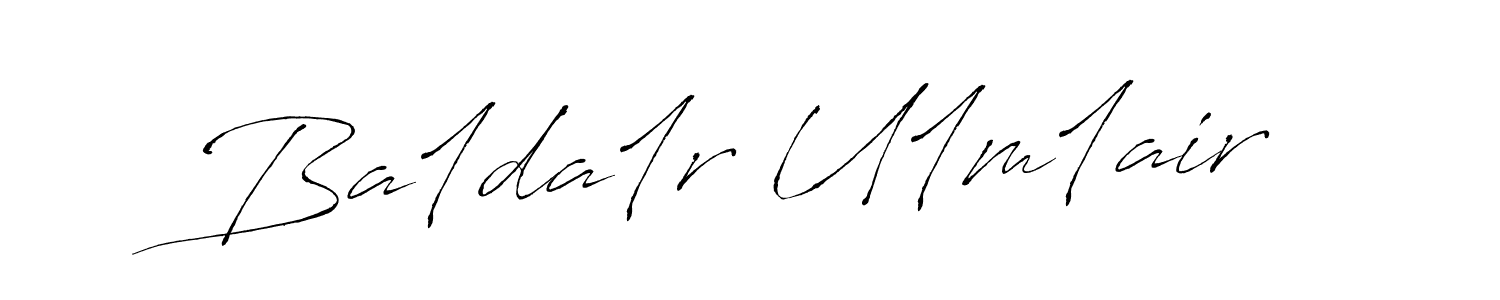 It looks lik you need a new signature style for name Ba1da1r U1m1air. Design unique handwritten (Antro_Vectra) signature with our free signature maker in just a few clicks. Ba1da1r U1m1air signature style 6 images and pictures png