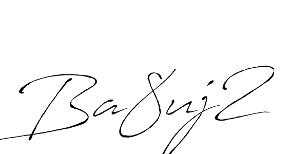 Create a beautiful signature design for name Ba8uj2. With this signature (Antro_Vectra) fonts, you can make a handwritten signature for free. Ba8uj2 signature style 6 images and pictures png