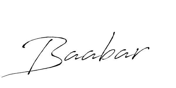 You should practise on your own different ways (Antro_Vectra) to write your name (Baabar) in signature. don't let someone else do it for you. Baabar signature style 6 images and pictures png