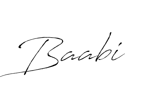 Once you've used our free online signature maker to create your best signature Antro_Vectra style, it's time to enjoy all of the benefits that Baabi name signing documents. Baabi signature style 6 images and pictures png