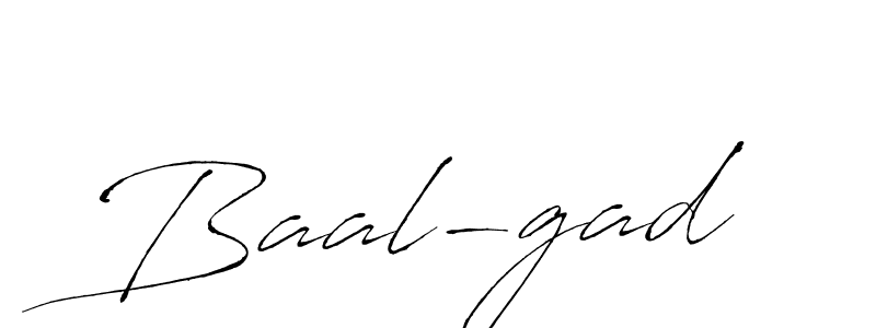 Create a beautiful signature design for name Baal-gad. With this signature (Antro_Vectra) fonts, you can make a handwritten signature for free. Baal-gad signature style 6 images and pictures png