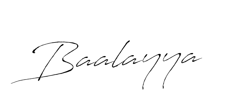 Use a signature maker to create a handwritten signature online. With this signature software, you can design (Antro_Vectra) your own signature for name Baalayya. Baalayya signature style 6 images and pictures png