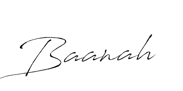 Create a beautiful signature design for name Baanah. With this signature (Antro_Vectra) fonts, you can make a handwritten signature for free. Baanah signature style 6 images and pictures png