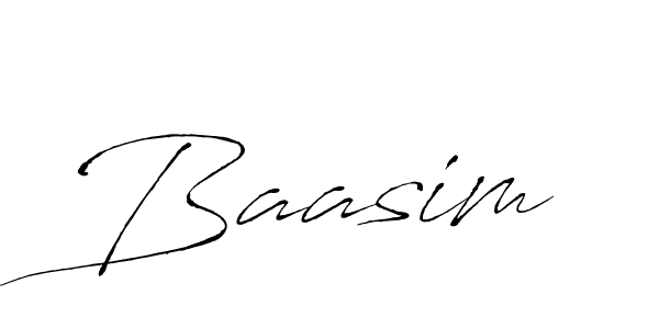 Create a beautiful signature design for name Baasim. With this signature (Antro_Vectra) fonts, you can make a handwritten signature for free. Baasim signature style 6 images and pictures png