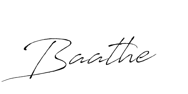Baathe stylish signature style. Best Handwritten Sign (Antro_Vectra) for my name. Handwritten Signature Collection Ideas for my name Baathe. Baathe signature style 6 images and pictures png
