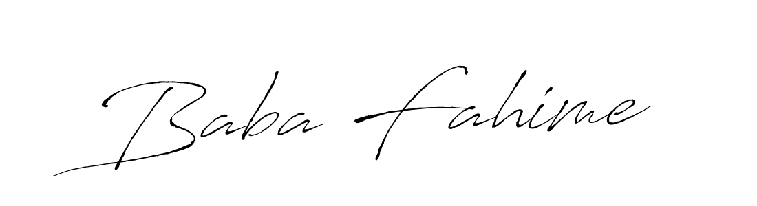 Make a beautiful signature design for name Baba Fahime. Use this online signature maker to create a handwritten signature for free. Baba Fahime signature style 6 images and pictures png