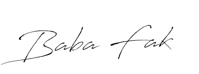 Also we have Baba Fak name is the best signature style. Create professional handwritten signature collection using Antro_Vectra autograph style. Baba Fak signature style 6 images and pictures png