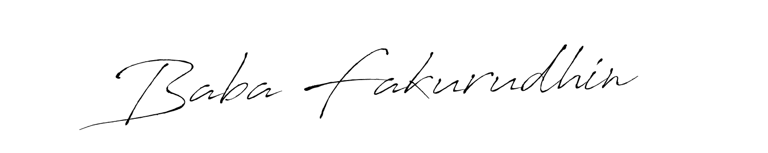 Create a beautiful signature design for name Baba Fakurudhin. With this signature (Antro_Vectra) fonts, you can make a handwritten signature for free. Baba Fakurudhin signature style 6 images and pictures png