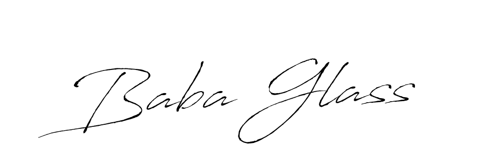 How to make Baba Glass name signature. Use Antro_Vectra style for creating short signs online. This is the latest handwritten sign. Baba Glass signature style 6 images and pictures png