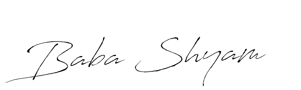How to make Baba Shyam name signature. Use Antro_Vectra style for creating short signs online. This is the latest handwritten sign. Baba Shyam signature style 6 images and pictures png