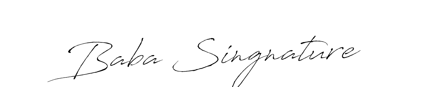 Use a signature maker to create a handwritten signature online. With this signature software, you can design (Antro_Vectra) your own signature for name Baba Singnature. Baba Singnature signature style 6 images and pictures png