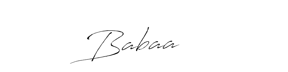 Create a beautiful signature design for name Babaa ❤️. With this signature (Antro_Vectra) fonts, you can make a handwritten signature for free. Babaa ❤️ signature style 6 images and pictures png