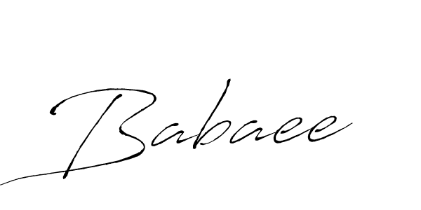 Make a beautiful signature design for name Babaee. Use this online signature maker to create a handwritten signature for free. Babaee signature style 6 images and pictures png