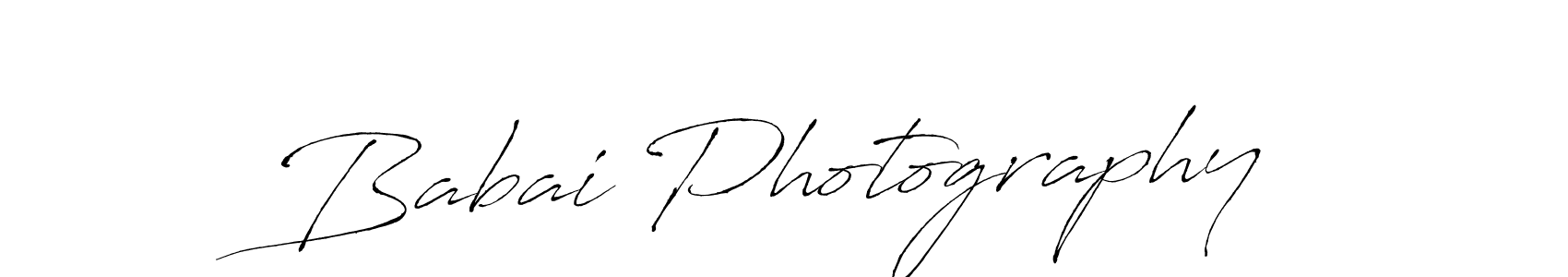 Babai Photography stylish signature style. Best Handwritten Sign (Antro_Vectra) for my name. Handwritten Signature Collection Ideas for my name Babai Photography. Babai Photography signature style 6 images and pictures png