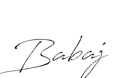 Design your own signature with our free online signature maker. With this signature software, you can create a handwritten (Antro_Vectra) signature for name Babaj. Babaj signature style 6 images and pictures png