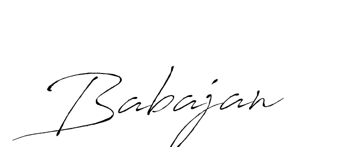 Make a beautiful signature design for name Babajan. With this signature (Antro_Vectra) style, you can create a handwritten signature for free. Babajan signature style 6 images and pictures png