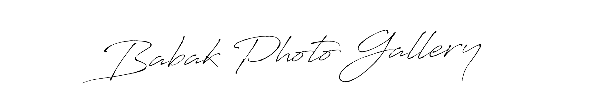 Also You can easily find your signature by using the search form. We will create Babak Photo Gallery name handwritten signature images for you free of cost using Antro_Vectra sign style. Babak Photo Gallery signature style 6 images and pictures png