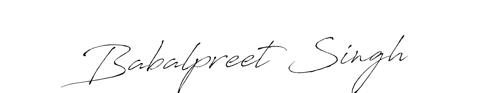 Babalpreet Singh stylish signature style. Best Handwritten Sign (Antro_Vectra) for my name. Handwritten Signature Collection Ideas for my name Babalpreet Singh. Babalpreet Singh signature style 6 images and pictures png