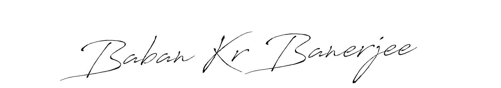 You can use this online signature creator to create a handwritten signature for the name Baban Kr Banerjee. This is the best online autograph maker. Baban Kr Banerjee signature style 6 images and pictures png