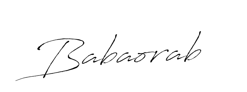 Babaorab stylish signature style. Best Handwritten Sign (Antro_Vectra) for my name. Handwritten Signature Collection Ideas for my name Babaorab. Babaorab signature style 6 images and pictures png