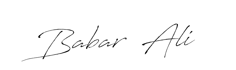 How to make Babar  Ali signature? Antro_Vectra is a professional autograph style. Create handwritten signature for Babar  Ali name. Babar  Ali signature style 6 images and pictures png