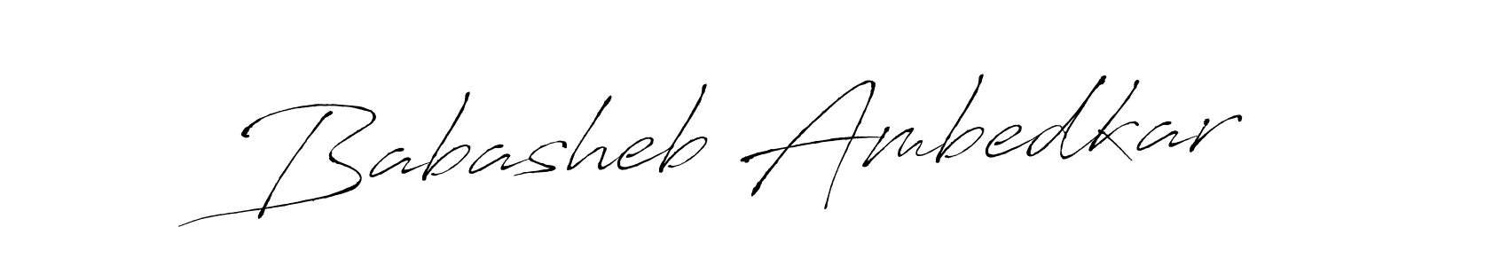 Design your own signature with our free online signature maker. With this signature software, you can create a handwritten (Antro_Vectra) signature for name Babasheb Ambedkar. Babasheb Ambedkar signature style 6 images and pictures png