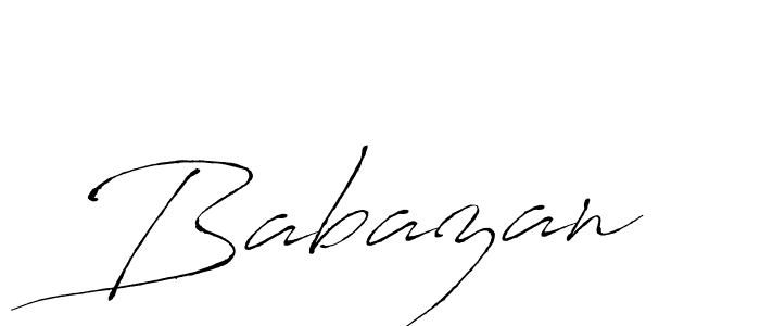 Also we have Babazan name is the best signature style. Create professional handwritten signature collection using Antro_Vectra autograph style. Babazan signature style 6 images and pictures png