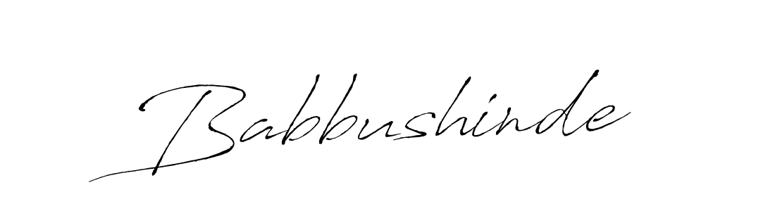 Use a signature maker to create a handwritten signature online. With this signature software, you can design (Antro_Vectra) your own signature for name Babbushinde. Babbushinde signature style 6 images and pictures png