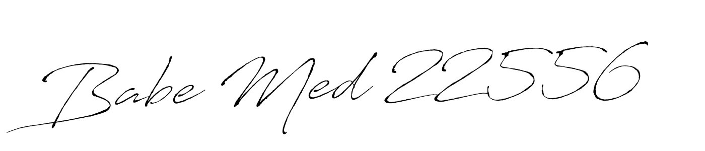 Design your own signature with our free online signature maker. With this signature software, you can create a handwritten (Antro_Vectra) signature for name Babe Med 22556. Babe Med 22556 signature style 6 images and pictures png
