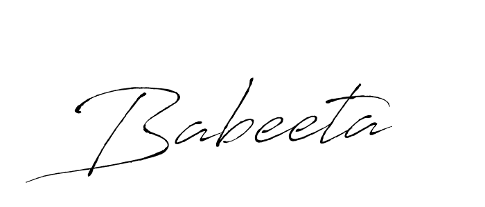 How to make Babeeta signature? Antro_Vectra is a professional autograph style. Create handwritten signature for Babeeta name. Babeeta signature style 6 images and pictures png