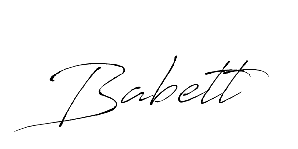 Also we have Babett name is the best signature style. Create professional handwritten signature collection using Antro_Vectra autograph style. Babett signature style 6 images and pictures png