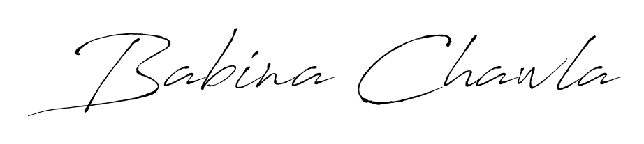 Antro_Vectra is a professional signature style that is perfect for those who want to add a touch of class to their signature. Get Babina Chawla name fancy signature for free. Babina Chawla signature style 6 images and pictures png