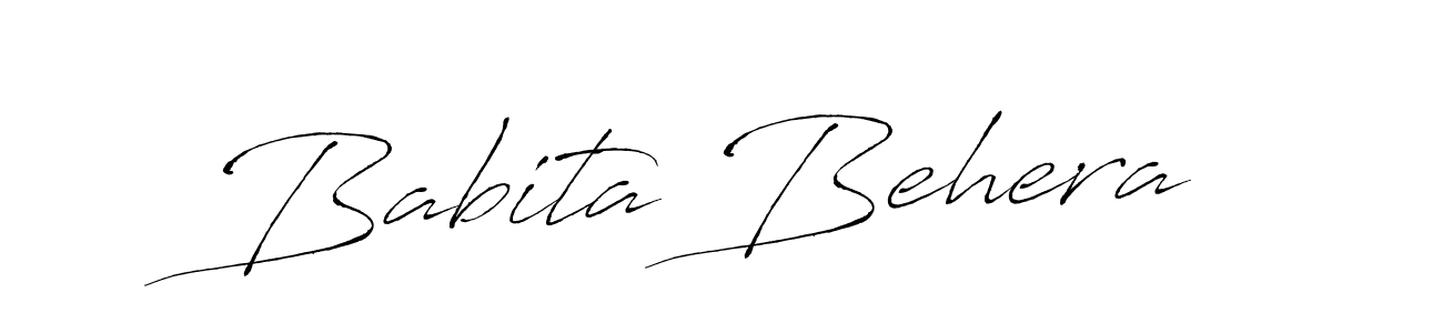 Also You can easily find your signature by using the search form. We will create Babita Behera name handwritten signature images for you free of cost using Antro_Vectra sign style. Babita Behera signature style 6 images and pictures png