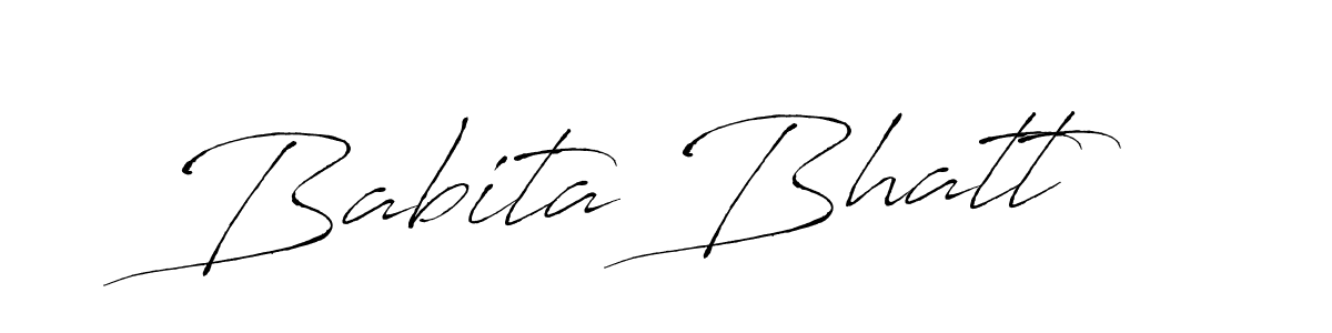 Make a beautiful signature design for name Babita Bhatt. Use this online signature maker to create a handwritten signature for free. Babita Bhatt signature style 6 images and pictures png