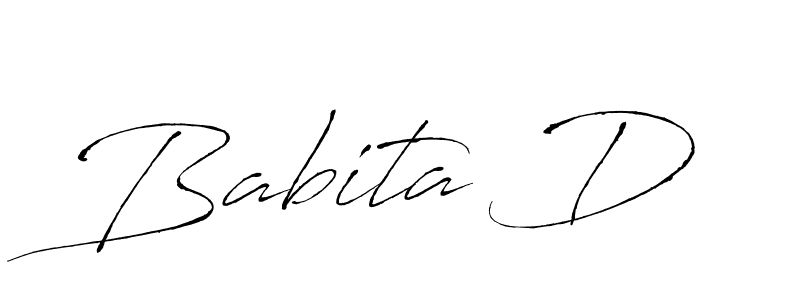 Best and Professional Signature Style for Babita D. Antro_Vectra Best Signature Style Collection. Babita D signature style 6 images and pictures png