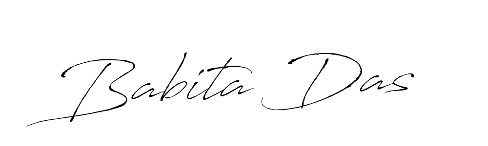 Babita Das stylish signature style. Best Handwritten Sign (Antro_Vectra) for my name. Handwritten Signature Collection Ideas for my name Babita Das. Babita Das signature style 6 images and pictures png