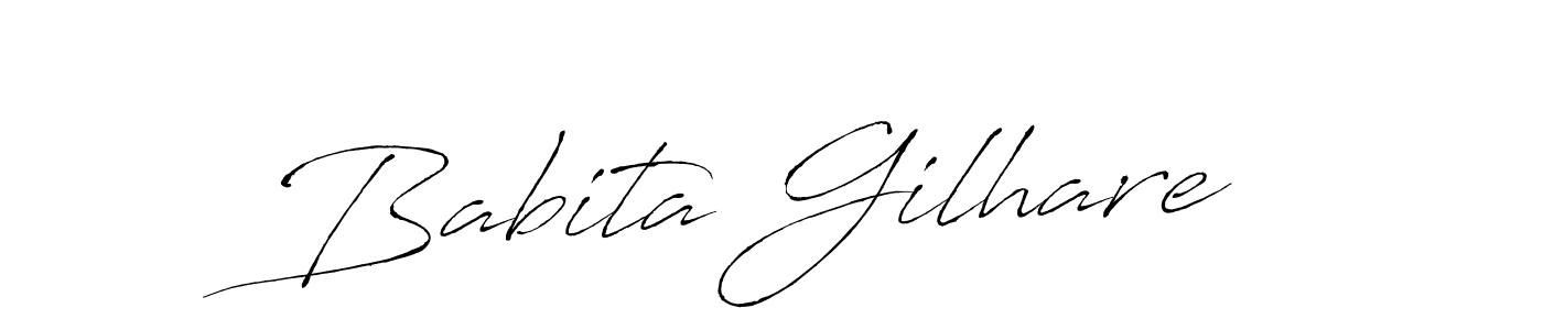 Best and Professional Signature Style for Babita Gilhare. Antro_Vectra Best Signature Style Collection. Babita Gilhare signature style 6 images and pictures png