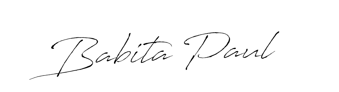 Antro_Vectra is a professional signature style that is perfect for those who want to add a touch of class to their signature. It is also a great choice for those who want to make their signature more unique. Get Babita Paul name to fancy signature for free. Babita Paul signature style 6 images and pictures png