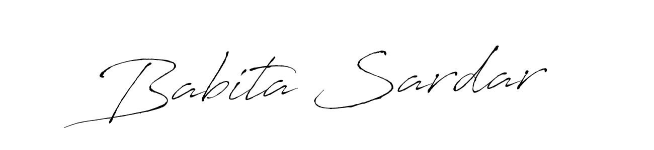 You should practise on your own different ways (Antro_Vectra) to write your name (Babita Sardar) in signature. don't let someone else do it for you. Babita Sardar signature style 6 images and pictures png