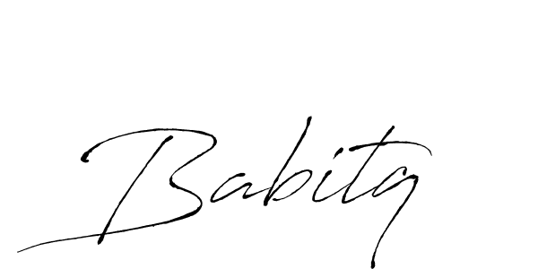 You should practise on your own different ways (Antro_Vectra) to write your name (Babitq) in signature. don't let someone else do it for you. Babitq signature style 6 images and pictures png