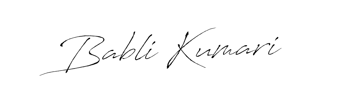 Also we have Babli Kumari name is the best signature style. Create professional handwritten signature collection using Antro_Vectra autograph style. Babli Kumari signature style 6 images and pictures png