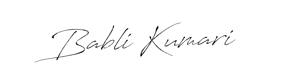 Also we have Babli Kumari name is the best signature style. Create professional handwritten signature collection using Antro_Vectra autograph style. Babli Kumari signature style 6 images and pictures png