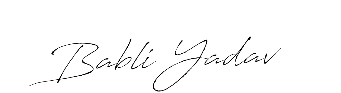 You should practise on your own different ways (Antro_Vectra) to write your name (Babli Yadav) in signature. don't let someone else do it for you. Babli Yadav signature style 6 images and pictures png