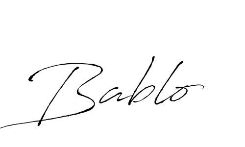 Once you've used our free online signature maker to create your best signature Antro_Vectra style, it's time to enjoy all of the benefits that Bablo name signing documents. Bablo signature style 6 images and pictures png