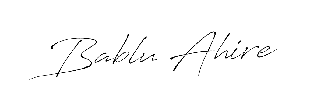 You can use this online signature creator to create a handwritten signature for the name Bablu Ahire. This is the best online autograph maker. Bablu Ahire signature style 6 images and pictures png