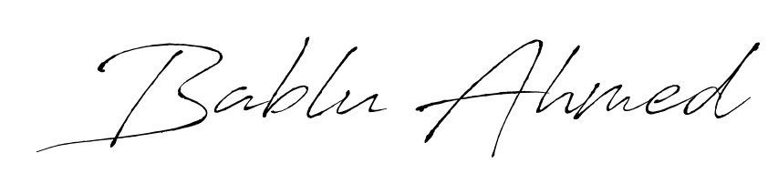 Make your name Bablu Ahmed memorable on every contract using Antro_Vectra autograph style. Instant transparent background export available. Bablu Ahmed signature style 6 images and pictures png