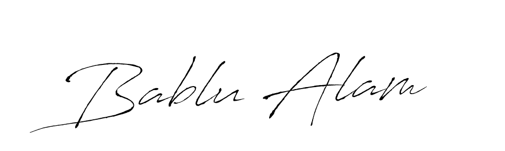 Make a beautiful signature design for name Bablu Alam. Use this online signature maker to create a handwritten signature for free. Bablu Alam signature style 6 images and pictures png